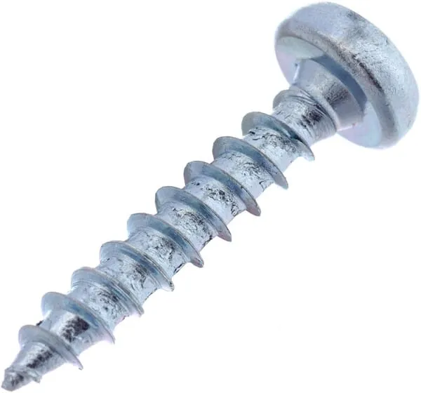 Šroub do dřeva 3 x 17 mm PZ1 půlkulatá hlava, ocel, Kramp