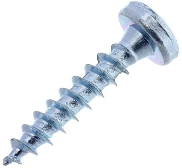 Šroub do dřeva 4 x 20 mm PZ2 půlkulatá hlava, ocel, Kramp