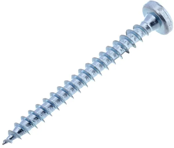 Šroub do dřeva 4 x 40 mm PZ2 půlkulatá hlava, ocel, Kramp