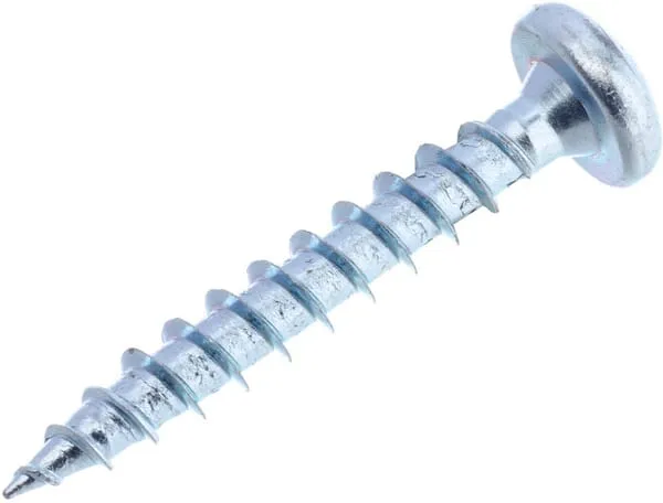 Šroub do dřeva 4,5 x 30 mm PZ2 půlkulatá hlava, ocel, Kramp