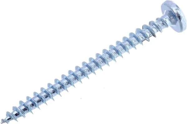 Šroub do dřeva 4,5 x 50 mm PZ2 půlkulatá hlava, ocel, Kramp