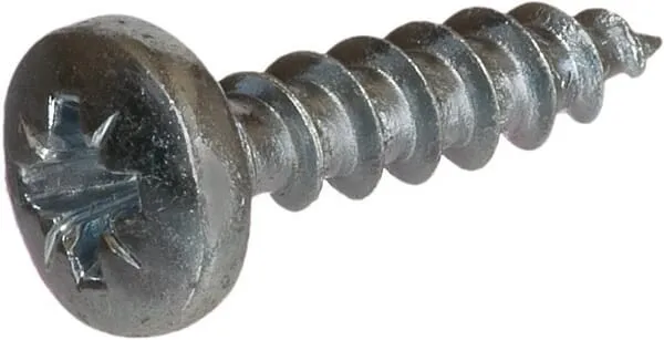 Šroub do dřeva 5 x 20 mm PZ2 půlkulatá hlava, ocel, Kramp