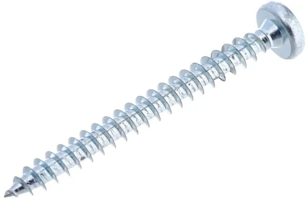 Šroub do dřeva 5 x 50 mm PZ2 půlkulatá hlava, ocel, Kramp