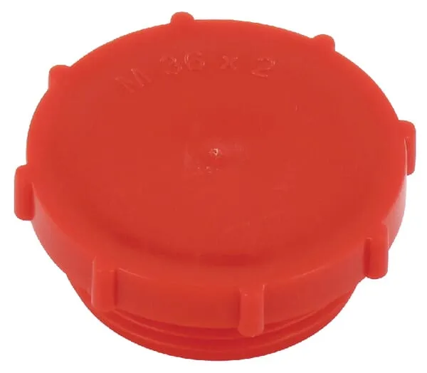 Prachové krytky s vnějším závitem na válci