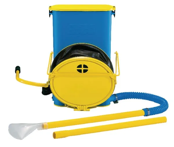 Zádový rozprašovač na prášek