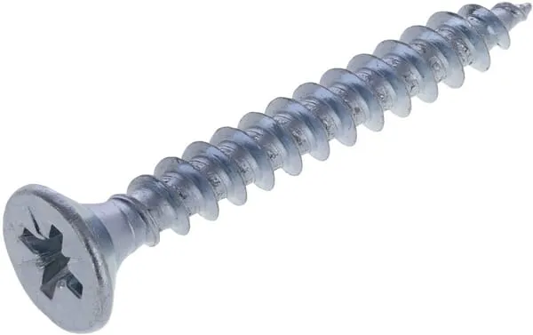 Šrouby do dřevotřísky se zápustnou čočkovou hlavou, pozinkované