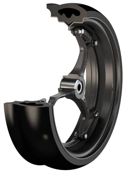 Kompletní kolo 405x115/LV/71S/M25BB