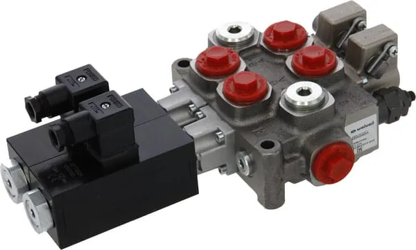 Hydraulické rozvaděče SQ45 Monoblock elektrické 1/2" BSP 50 L/min 300 bar