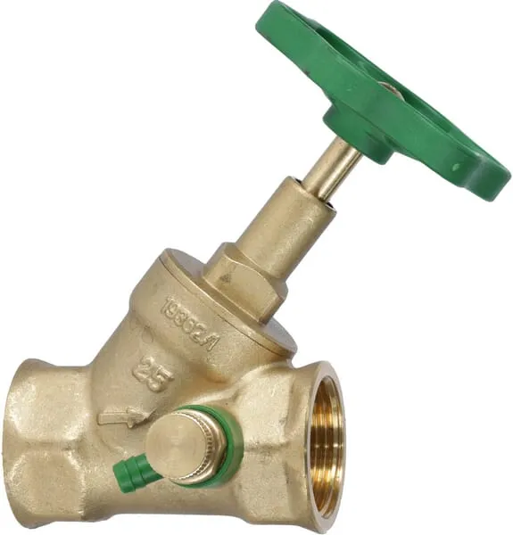 SSVE Uzavírací kohout 45° s odvzdušněním