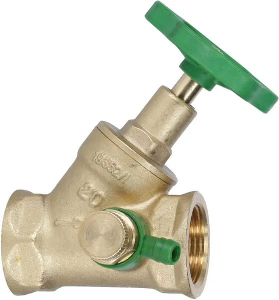 SSVE uzavírací kohout 45°+odvzduš. 3/4"