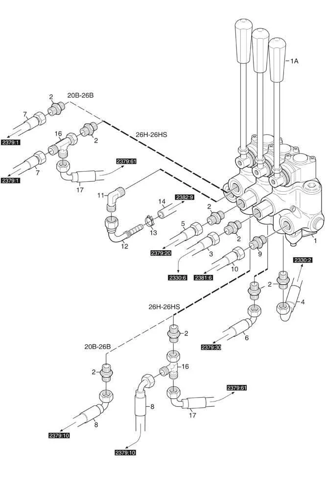 Hydraulický ventil Stiga Titan 20 B (13-7421-21)