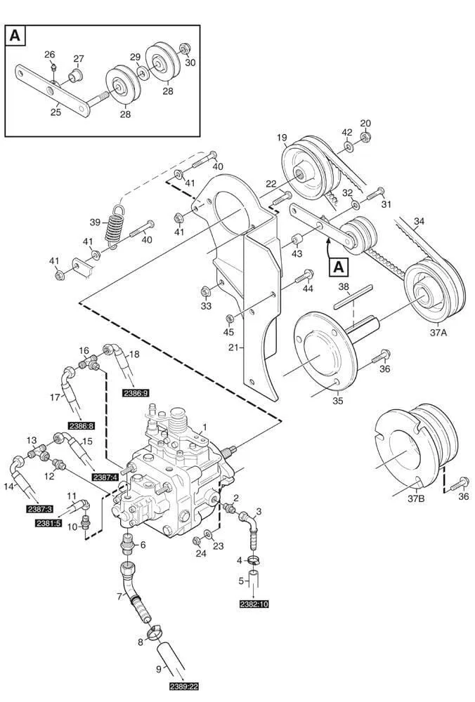 Hydraulické čerpadlo Stiga Titan 20 B (13-7421-21)