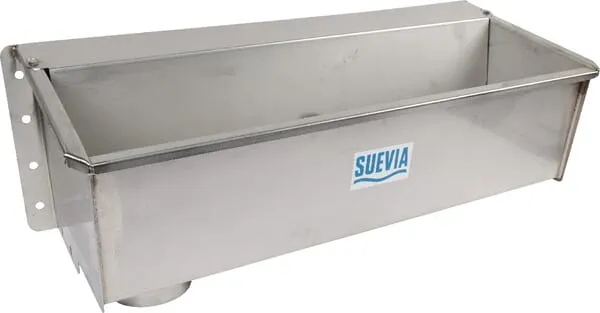 Napájecí žlab 100 cm, nerez