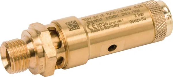 Pojistný ventil 1/4 "CE 2 bar