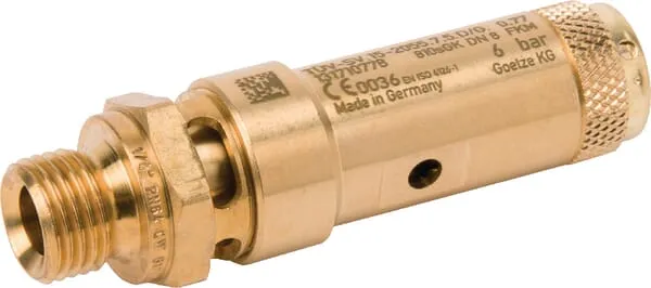 Pojistný ventil 1/4 "CE 6 bar