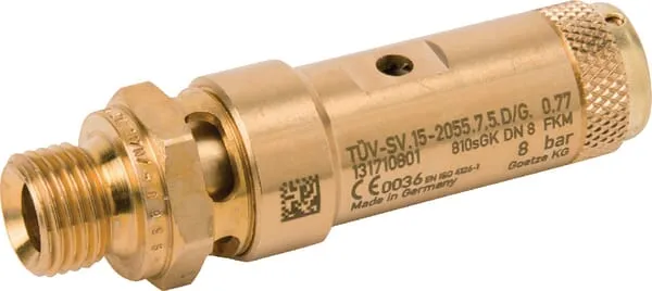 Pojistný ventil 1/4 "CE 8 bar