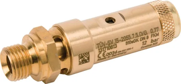 Pojistný ventil 1/4 "CE 12 bar