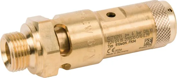 Pojistný ventil 3/8 "CE 6 bar