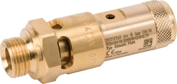 Pojistný ventil 3/8 "CE 8 bar
