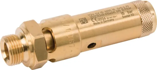 Pojistný ventil 3/8 "CE 15 bar