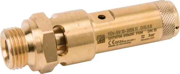 Bezpečnostní ventil 1/2"CE 12 barů