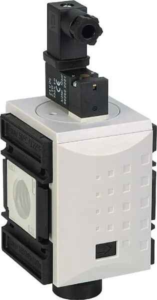 3/2cestný sedlový ventil, elektricky ovládaný, typ 2