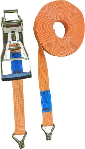Upínací popruh typ 50, 25 kN, s ráčnou a hákem, 12 m