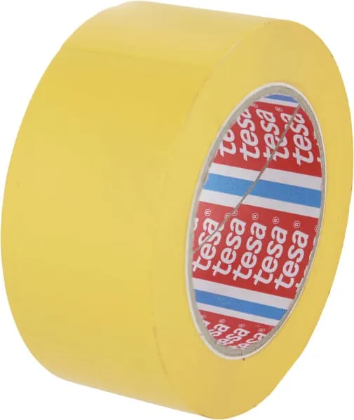 Lepicí páska Premium PVC, permanentní, žlutá, 33 m x 50 mm Tesaflex®