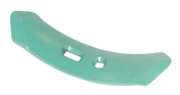 Radlice kultivátoru 255x65x8 mm, otočná, zahnutá, 2 otvory, vhodná pro VSS CAPPON