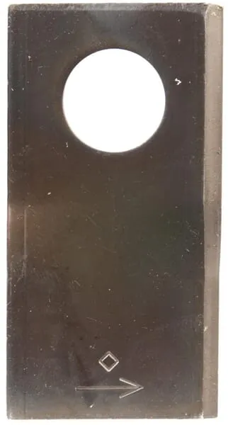 Nůž rotační sekačky rotace vlevo 94 x 48 x 3 mm; otvor Ø 23 mm; vhodný pro Mörtl; 25 ks/bal.