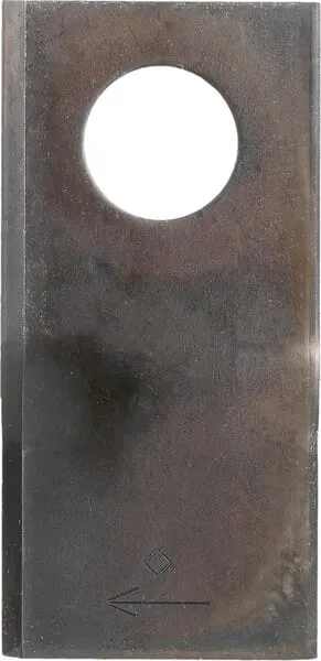 Nůž rotační sekačky rotace vpravo 100 x 48 x 3 mm; otvor Ø 23 mm; vhodný pro Mörtl; 25 ks/bal.