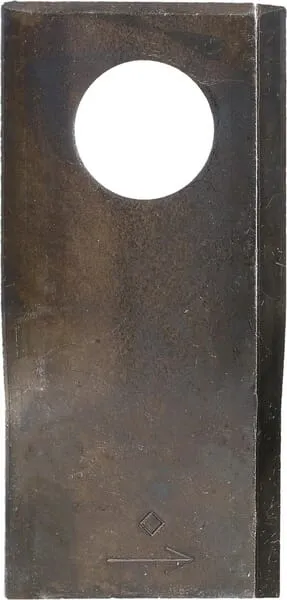 Nůž rotační sekačky rotace vlevo 101 x 48 x 4 mm; otvor Ø 23 mm; vhodný pro Mörtl; 25 ks/bal.