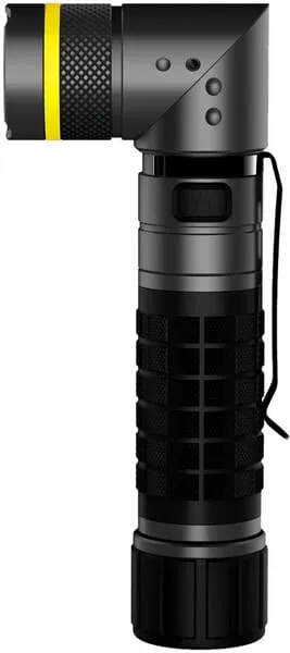 Kapesní svítilna s LED a UV světlem v jednom