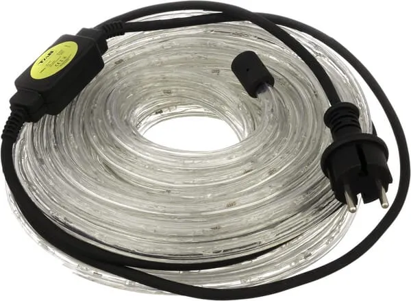 Flexibilní LED světelné lano, 10 metrů s EU zástrčkou