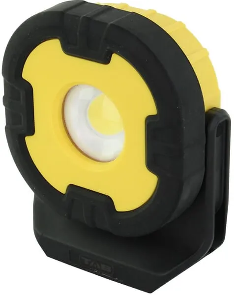 Aku 10W LED pracovní světlo, sklopné 180°, 1200 lm