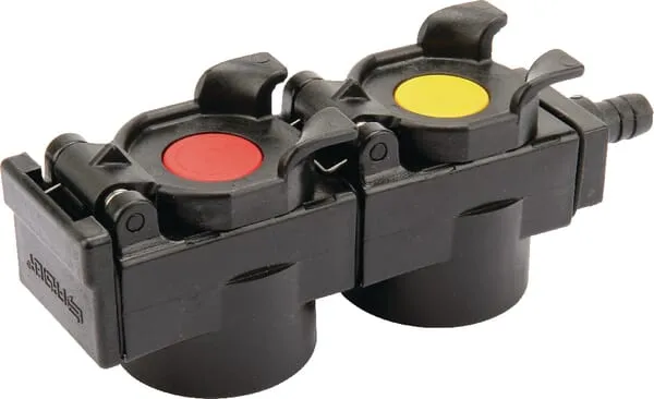 Klapka zachycování oleje žlutá/červená 55mm