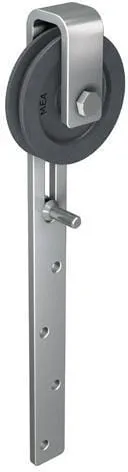 Kladka posuvných vrat se třmenem