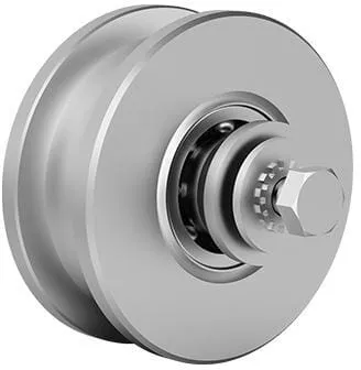 Vodicí kladka dolní, dvojí poloha