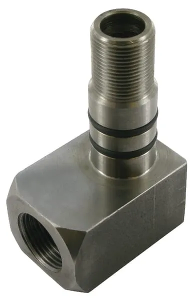 Oil inlet, 90° diameter 25-3/4"