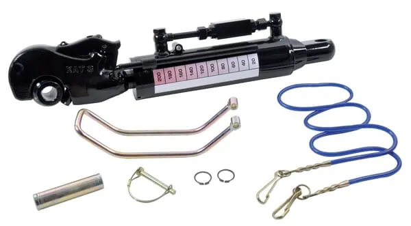 Sada hydraulického třetího bodu se záchytným hákem, vidlicovou hlavou a ventilem, typ TCVNA-K