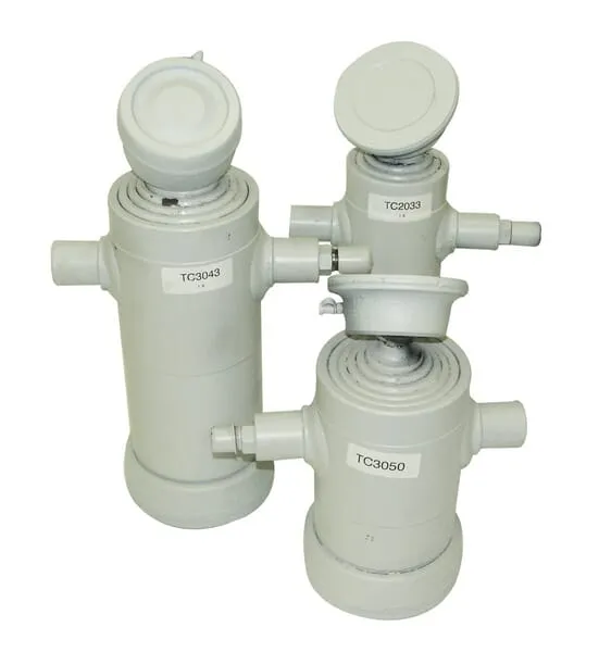 Teleskopický válec - s kloubem a jamkou, 10stupňový, typ TC