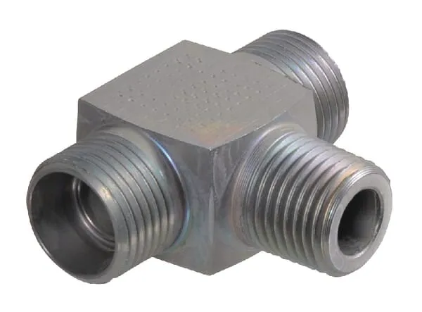 T-spojky s řezným kroužkem, metrický závit x metrické šroubení kuželové x metrický závit