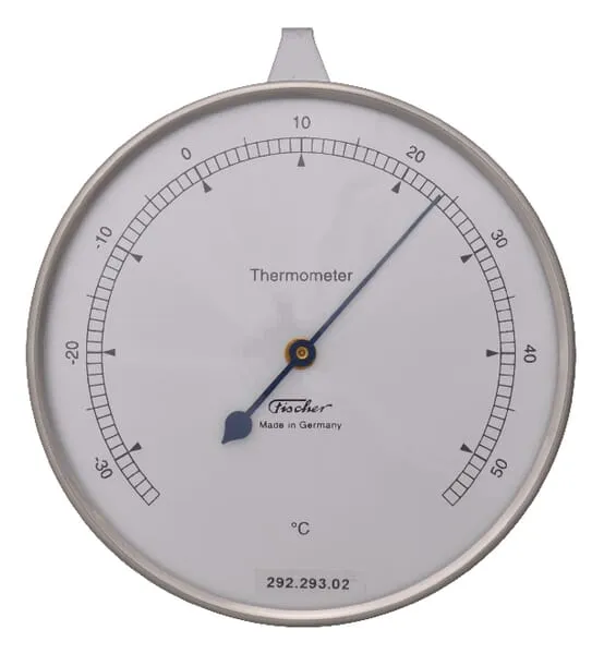 Teploměr Ø100 −30+60C chrom