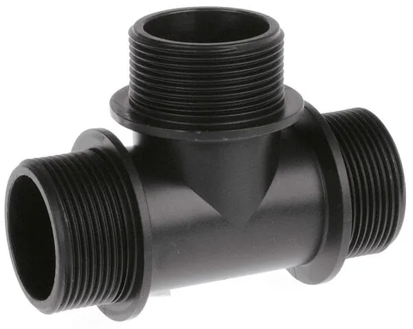 GEOline T piece with 3 x male thread