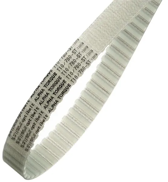 Plochý ozubený řemen z polyuretanu, T10 - šířka 10 mm