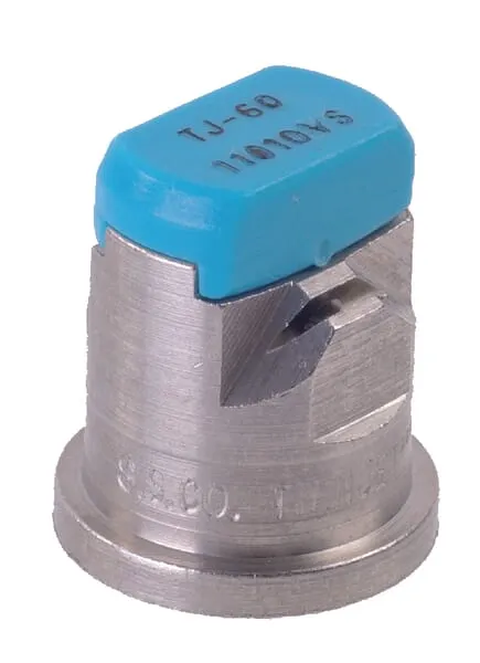 Tryska s dvojitým plochým postřikem