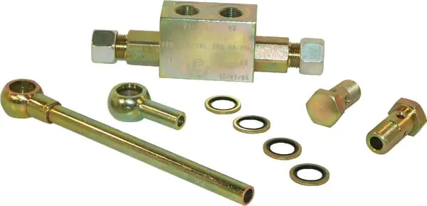 Montážní sada zpětného ventilu pro hydraulický třetí bod