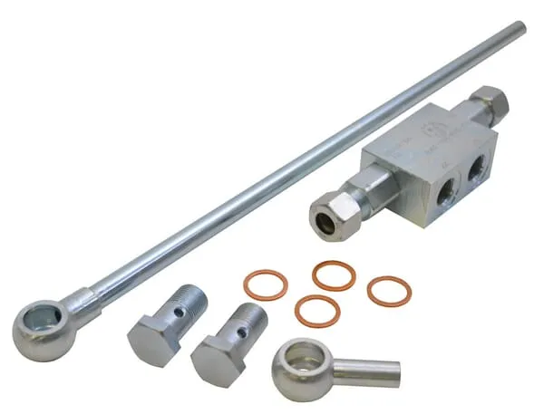 Montážní sada zpětného ventilu pro hydraulický třetí bod