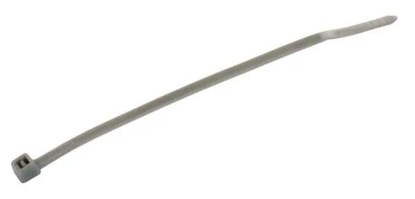 Kabelová stahovací páska 2,5 x 100 mm, šedá, 100 ks