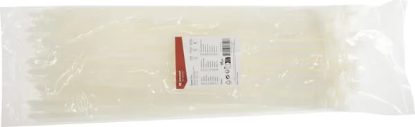 Kabelová stahovací páska 9 x 430 mm, bílá, 100 ks